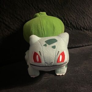 Green and Red Bulbasaur Pokémon Reptile Plush Toy